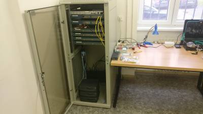  Test rack - network lab